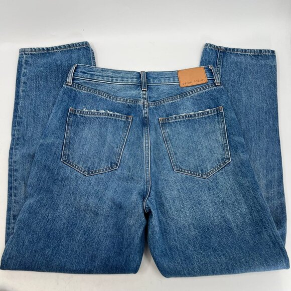 Denim Forum Blue Medium Wash Joni 90’s Hi-Rise Loose Jeans | Size 28 - Picture 5 of 10
